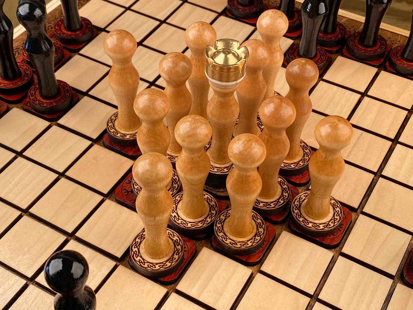 HNEFATAFL! Viking Chess. Deluxe Kings Edition ~ Signed & Numbered.