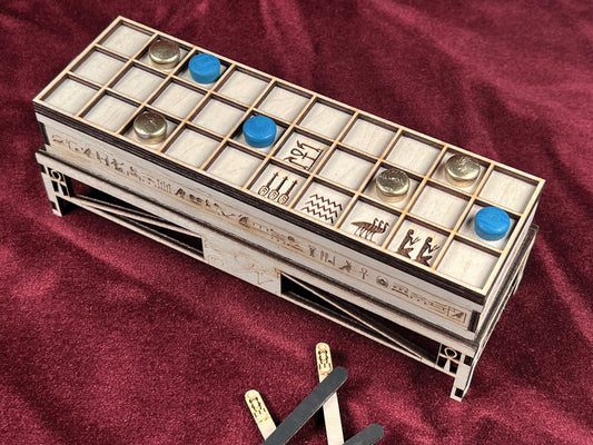 SENET - The Ancient Egyptian Board Game of the Pharaohs.