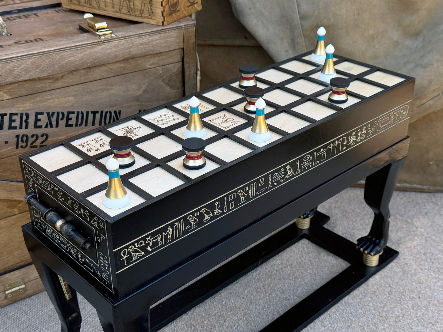 1/1 Scale Museum Replica of Tutankhamuns SENET Game! Direct from the Tomb of the King.
