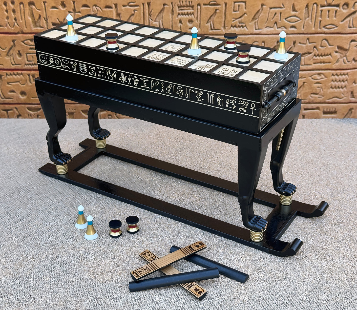 1/1 Scale Museum Replica of Tutankhamuns SENET Game! Direct from the Tomb of the King.