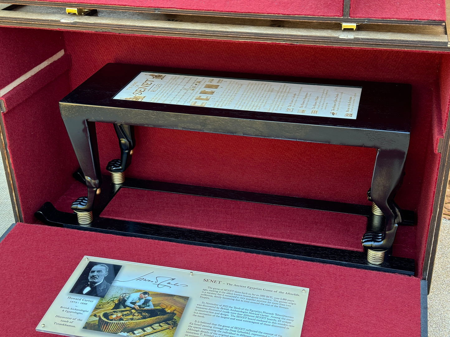 1/1 Scale Museum Replica of Tutankhamuns SENET Game! Direct from the Tomb of the King.