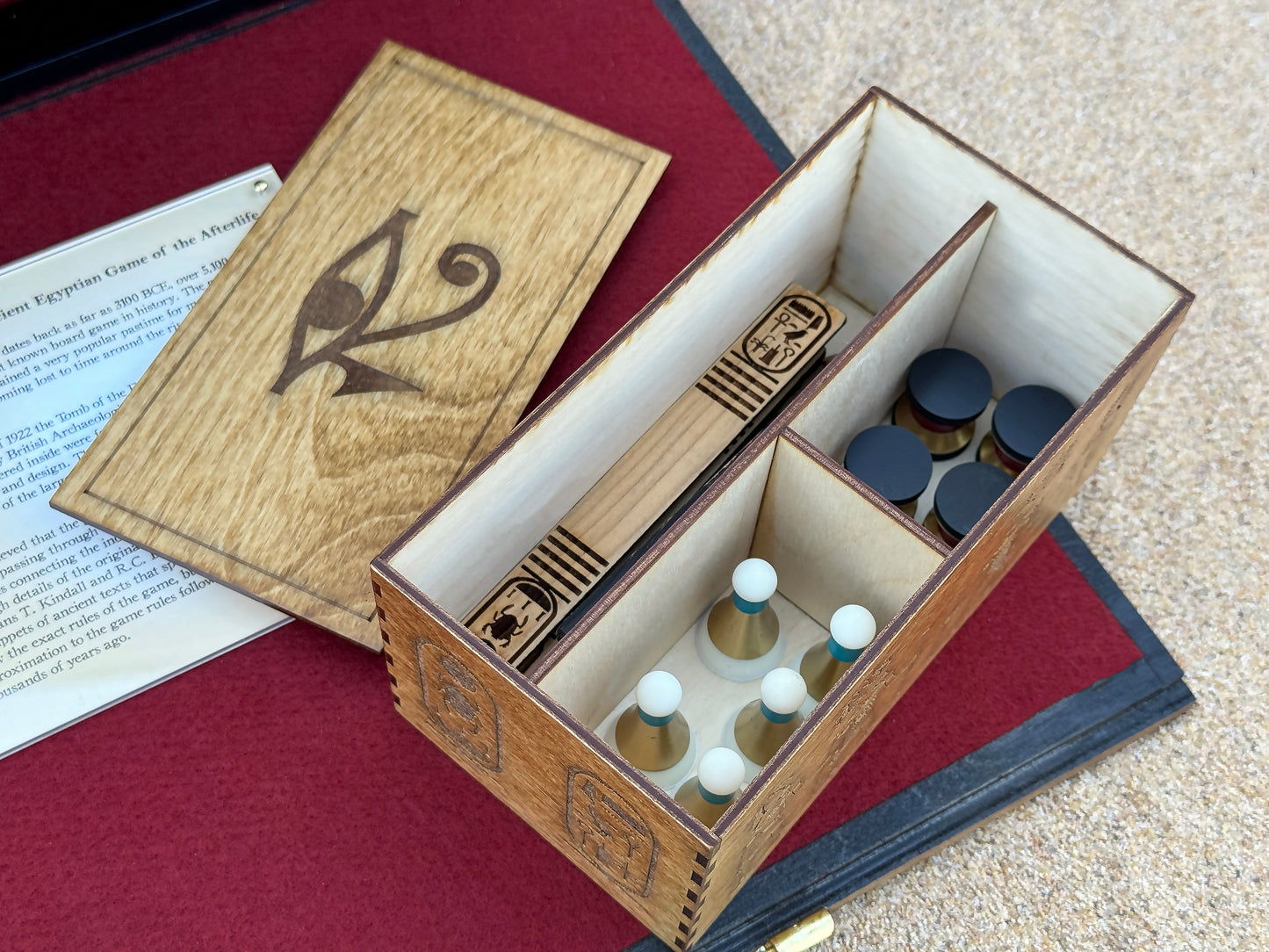 1/1 Scale Museum Replica of Tutankhamuns SENET Game! Direct from the Tomb of the King.