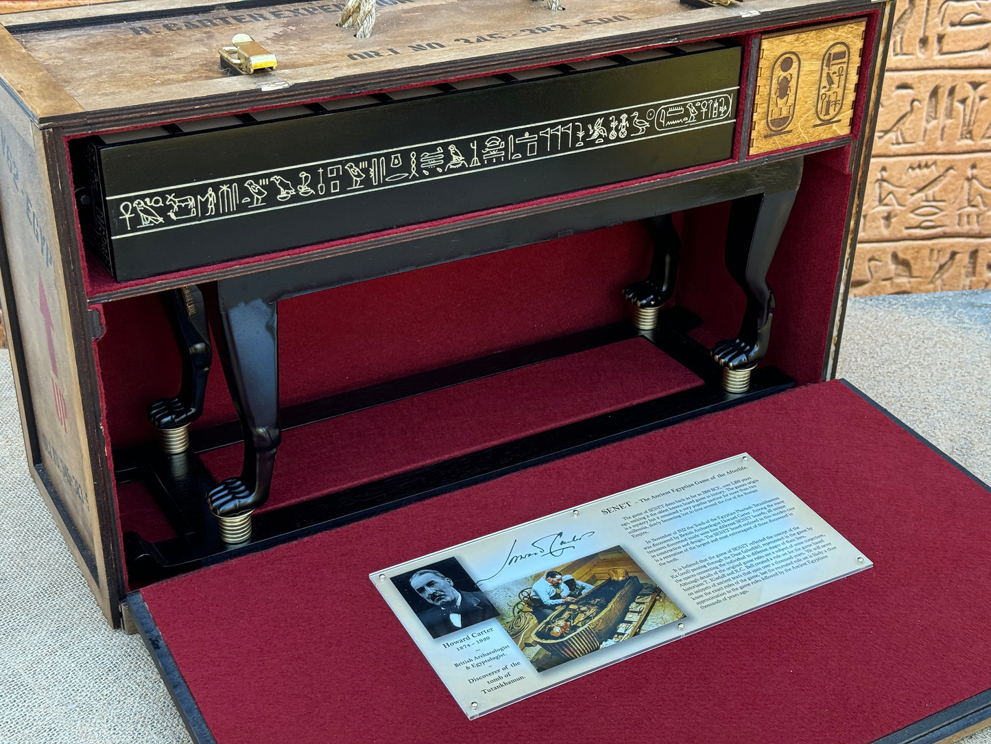 1/1 Scale Museum Replica of Tutankhamuns SENET Game! Direct from the Tomb of the King.