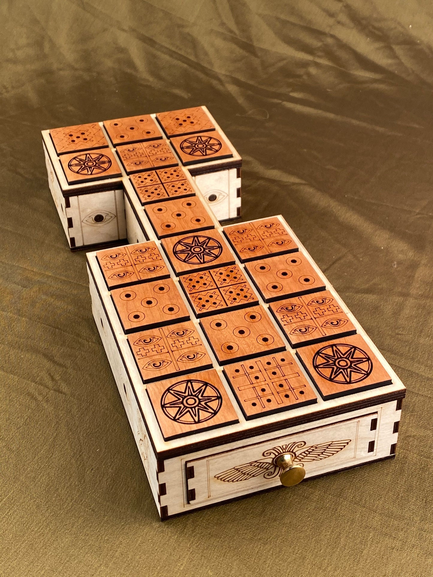 The Royal Game of Ur ~ The Ancient Sumerian Game. Beautiful Wood with Amazing Details.