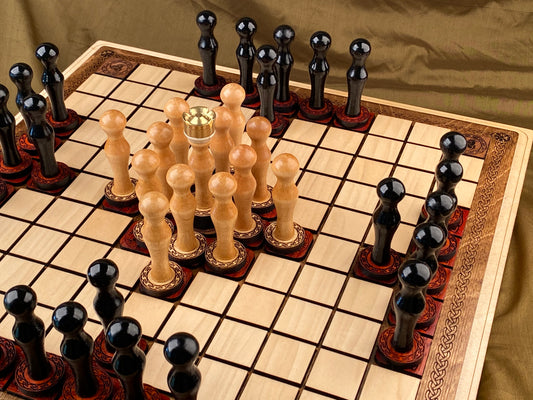 HNEFATAFL! Viking Chess. Deluxe Kings Edition ~ Signed & Numbered.