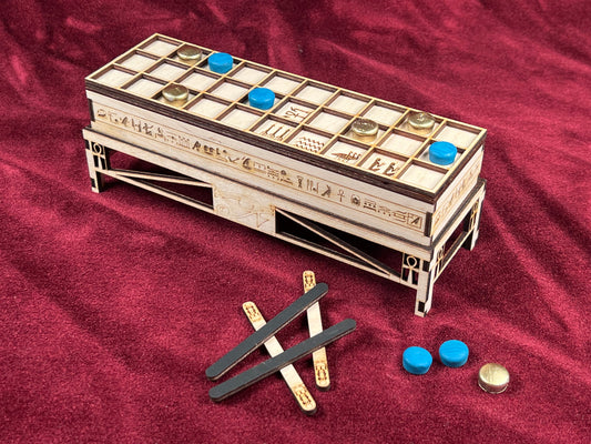 SENET - The Ancient Egyptian Board Game of the Pharaohs.