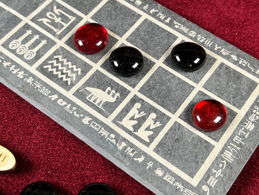 Engraved Stone Ancient Egyptian SENET Game ~ From the Tomb of the Pharaohs, Play the Mystical Game of the Ancients!