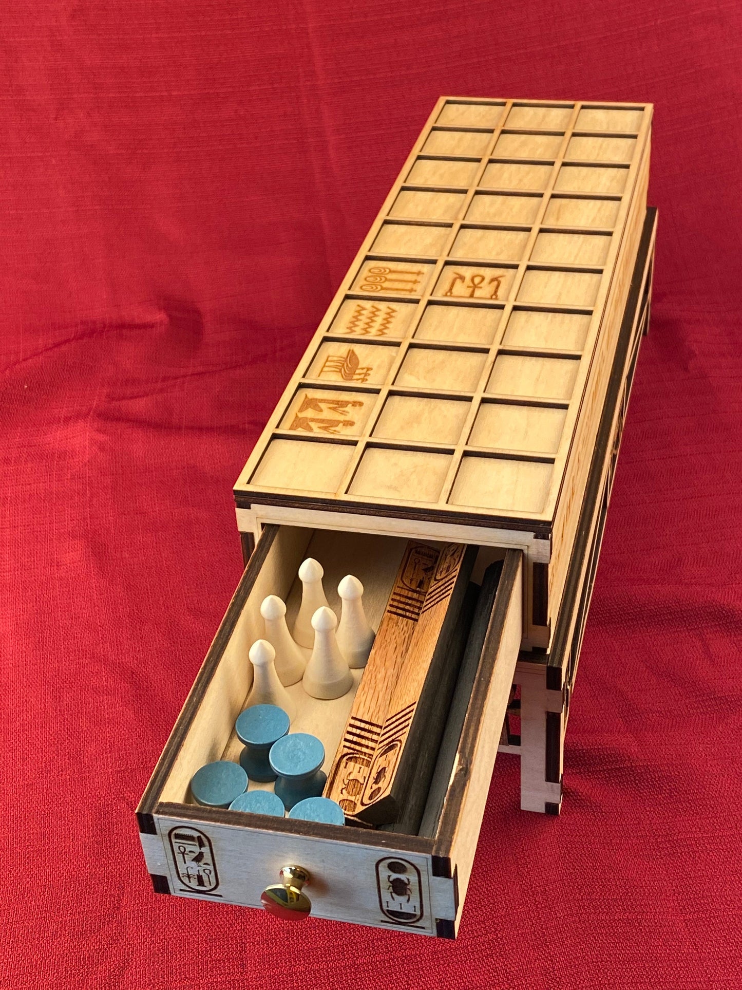 Ancient Egyptian Game of SENET. King Tut's Favorite Pastime.