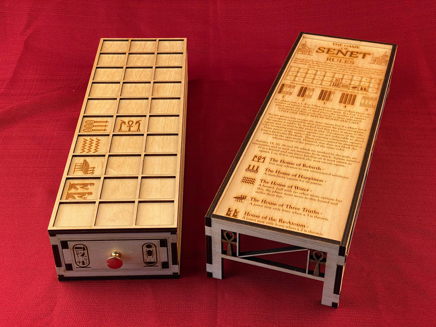 Ancient Egyptian Game of SENET. King Tut's Favorite Pastime.