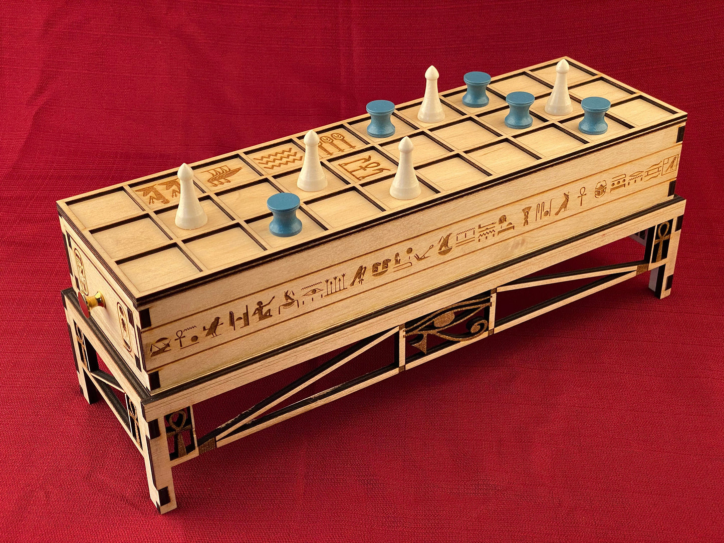 Ancient Egyptian Game of SENET. King Tut's Favorite Pastime.