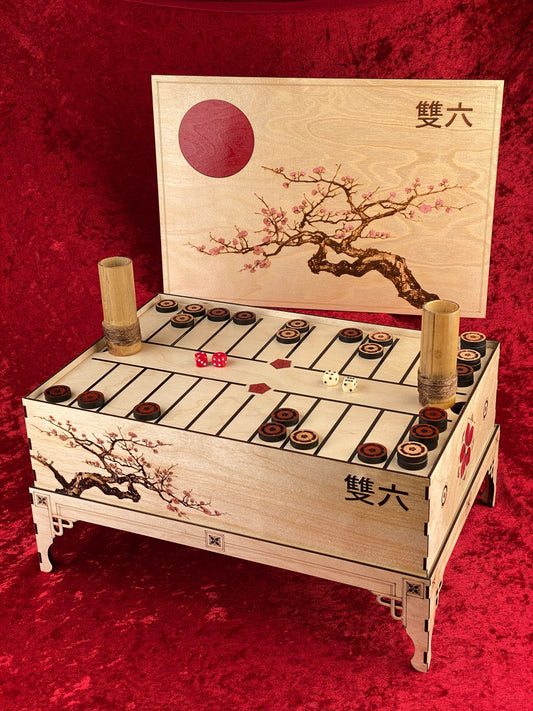 Ban Sugoroku ~ Ancient Japanese Game and the Ancestor to Backgammon.