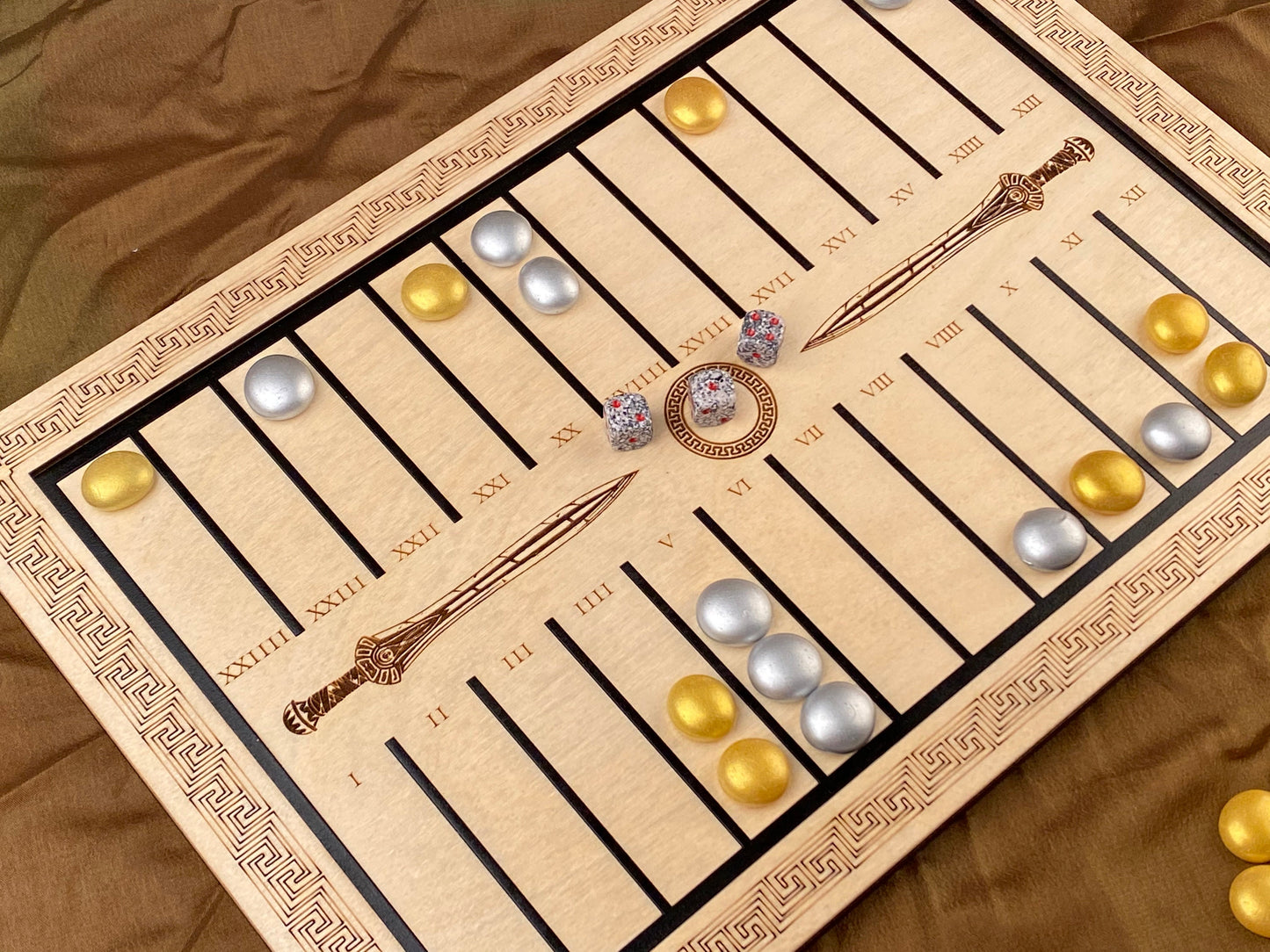 TABULA ~ The Game of the Ancient Greeks. Beautifully Made, Classic and Stylish.