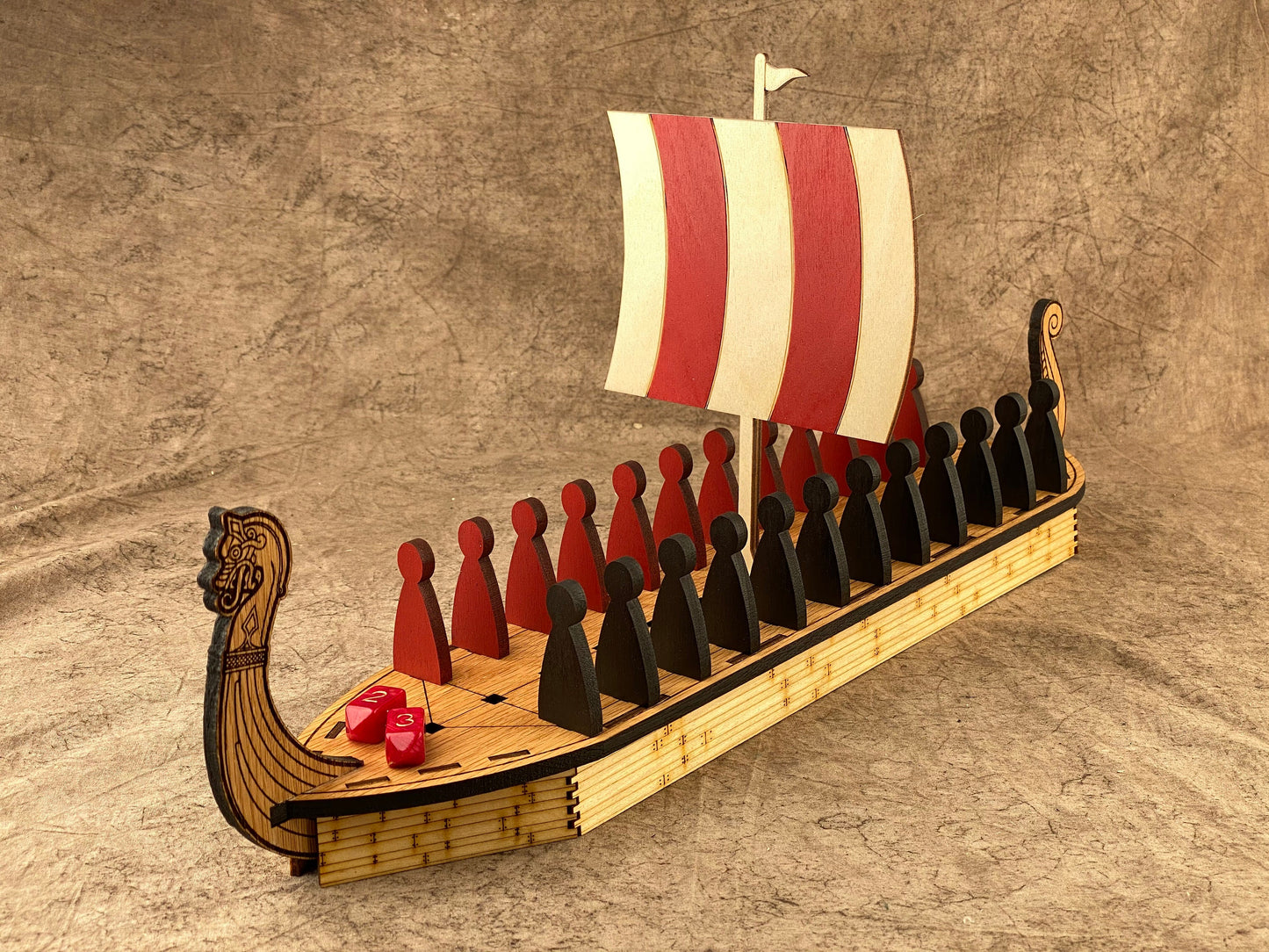 DALDOS! The Viking Game of Ship Board BATTLE! Scandinavian Design, an Ancient Game from the Dawn of the Vikings.