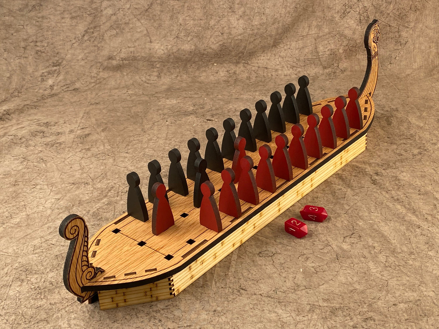 DALDOS! The Viking Game of Ship Board BATTLE! Scandinavian Design, an Ancient Game from the Dawn of the Vikings.