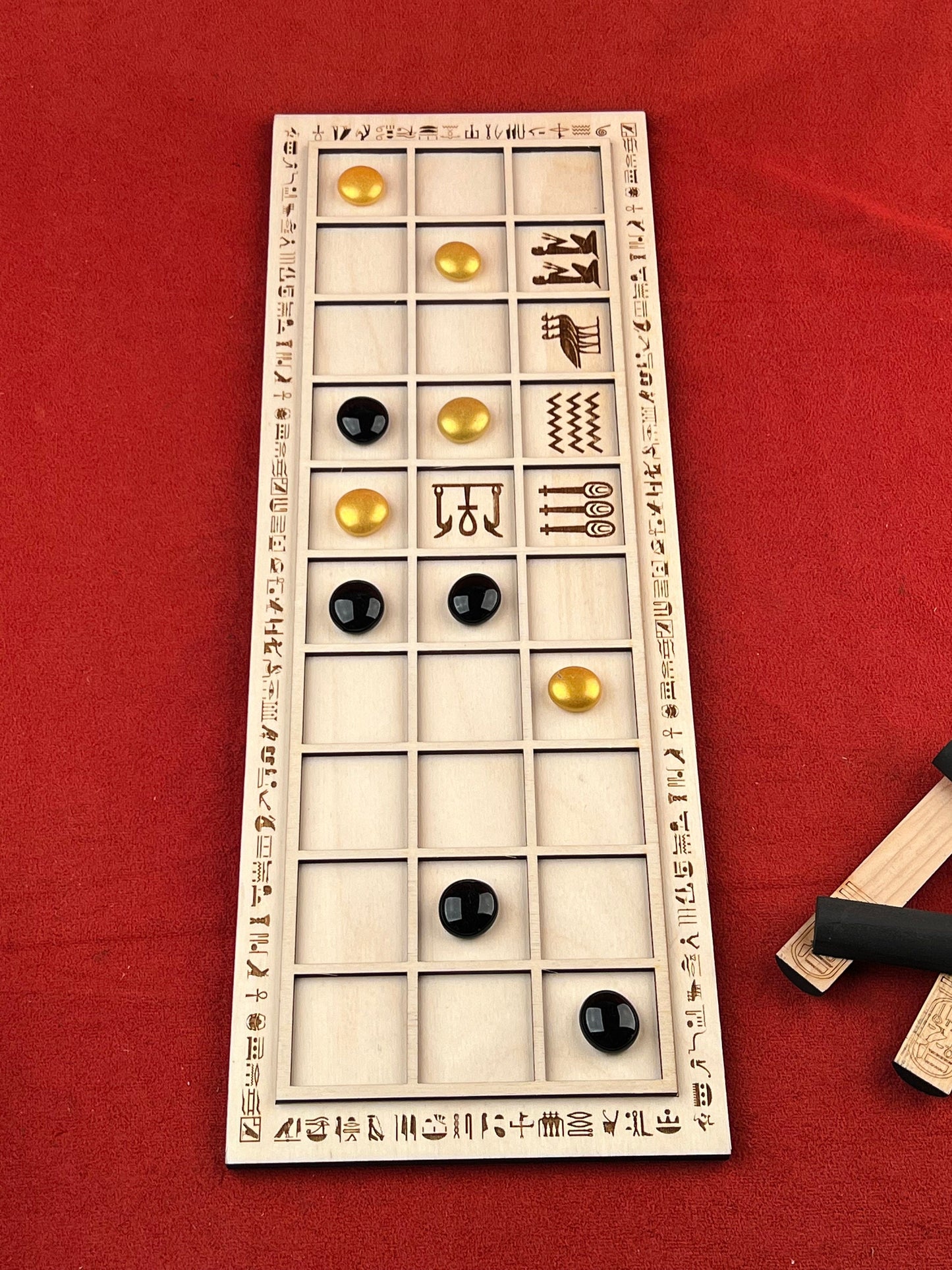 SENET! Flat Table Edition. The Ancient Egyptian Game of the Pharaohs.