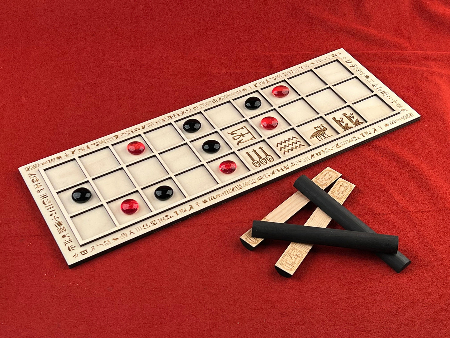 SENET! Flat Table Edition. The Ancient Egyptian Game of the Pharaohs.