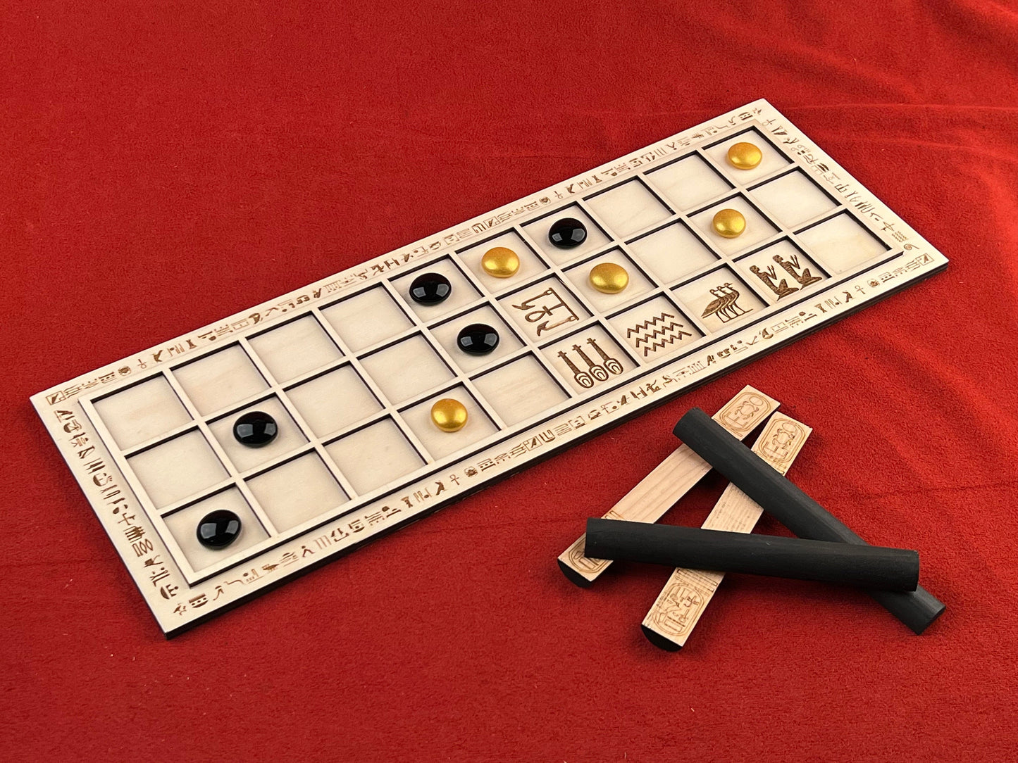 SENET! Flat Table Edition. The Ancient Egyptian Game of the Pharaohs.