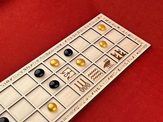 SENET! Flat Table Edition. The Ancient Egyptian Game of the Pharaohs.